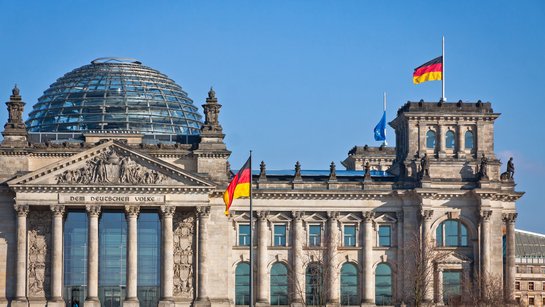Reichstaggebäude in Berlin