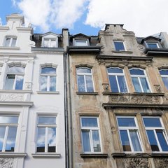 Immobilienmarkt Münster - Ansicht eines Altbaus in Münster