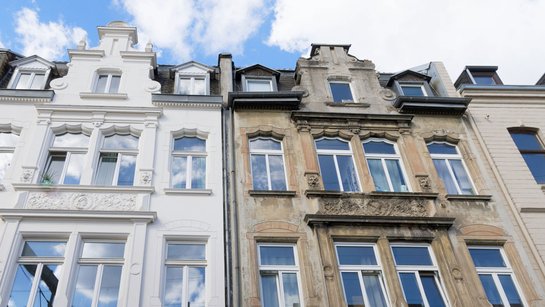 Immobilienmarkt Münster - Ansicht eines Altbaus in Münster