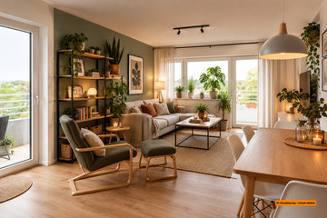 KI Bild Wohnzimmer