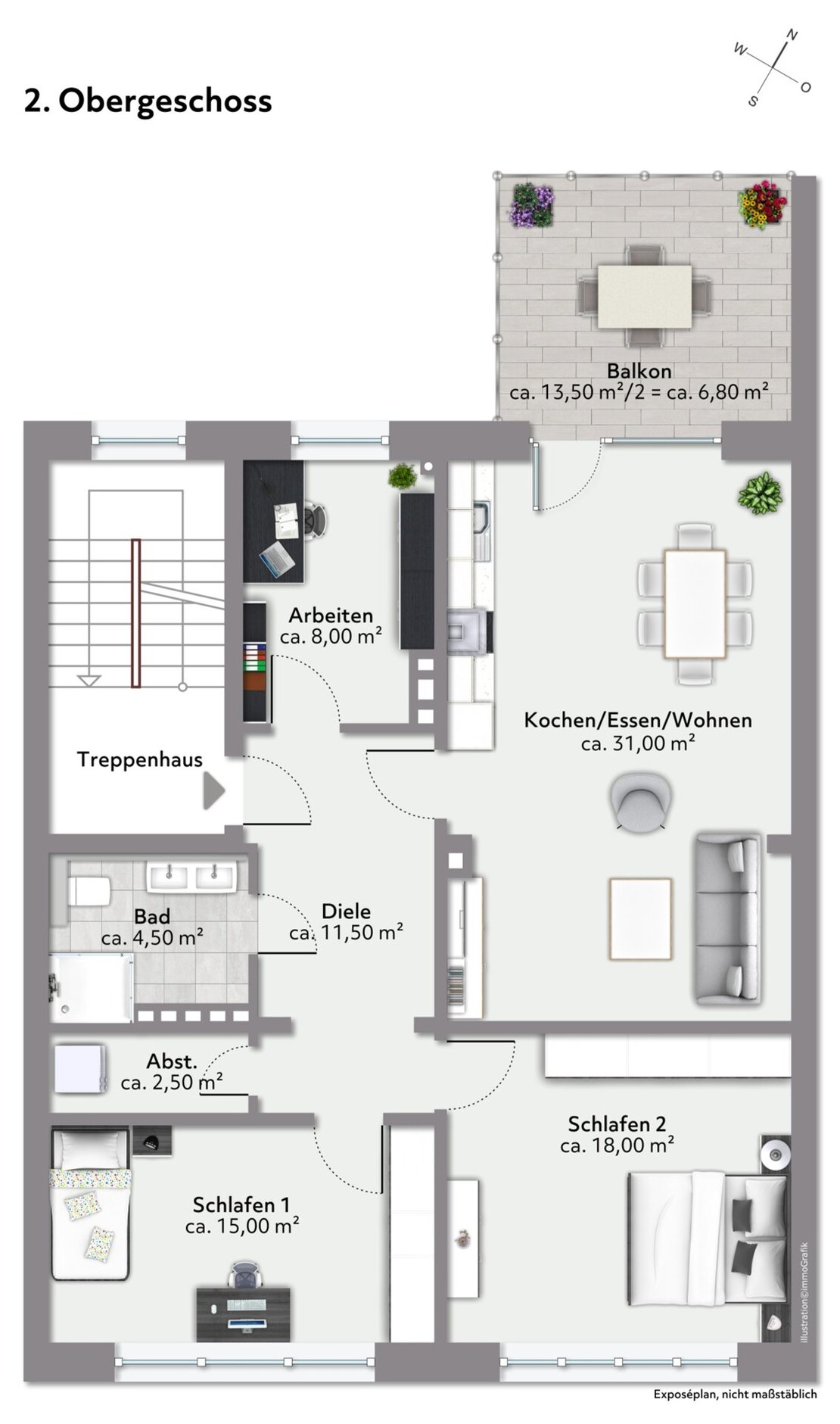 Grundriss 2. OG