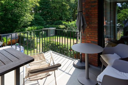 Blick vom Balkon