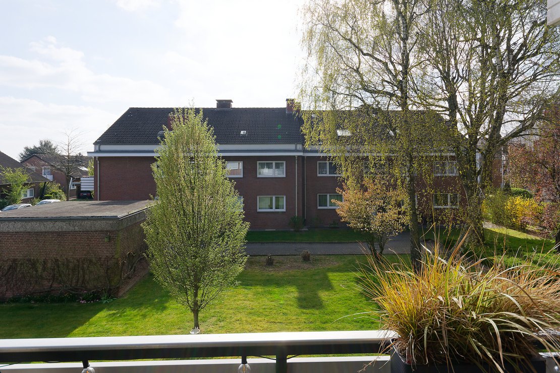 Blick vom Balkon