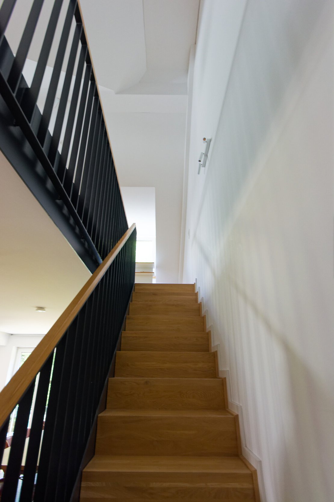 Treppe zum Dachgeschoss