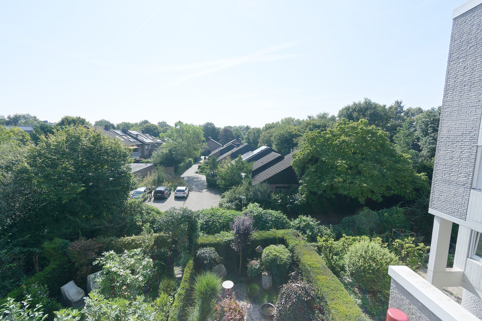 Blick vom Balkon