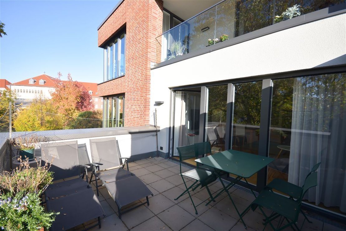 Dachterrasse – Traumwohnung mit Neubaustandard im Hansaviertel Münster